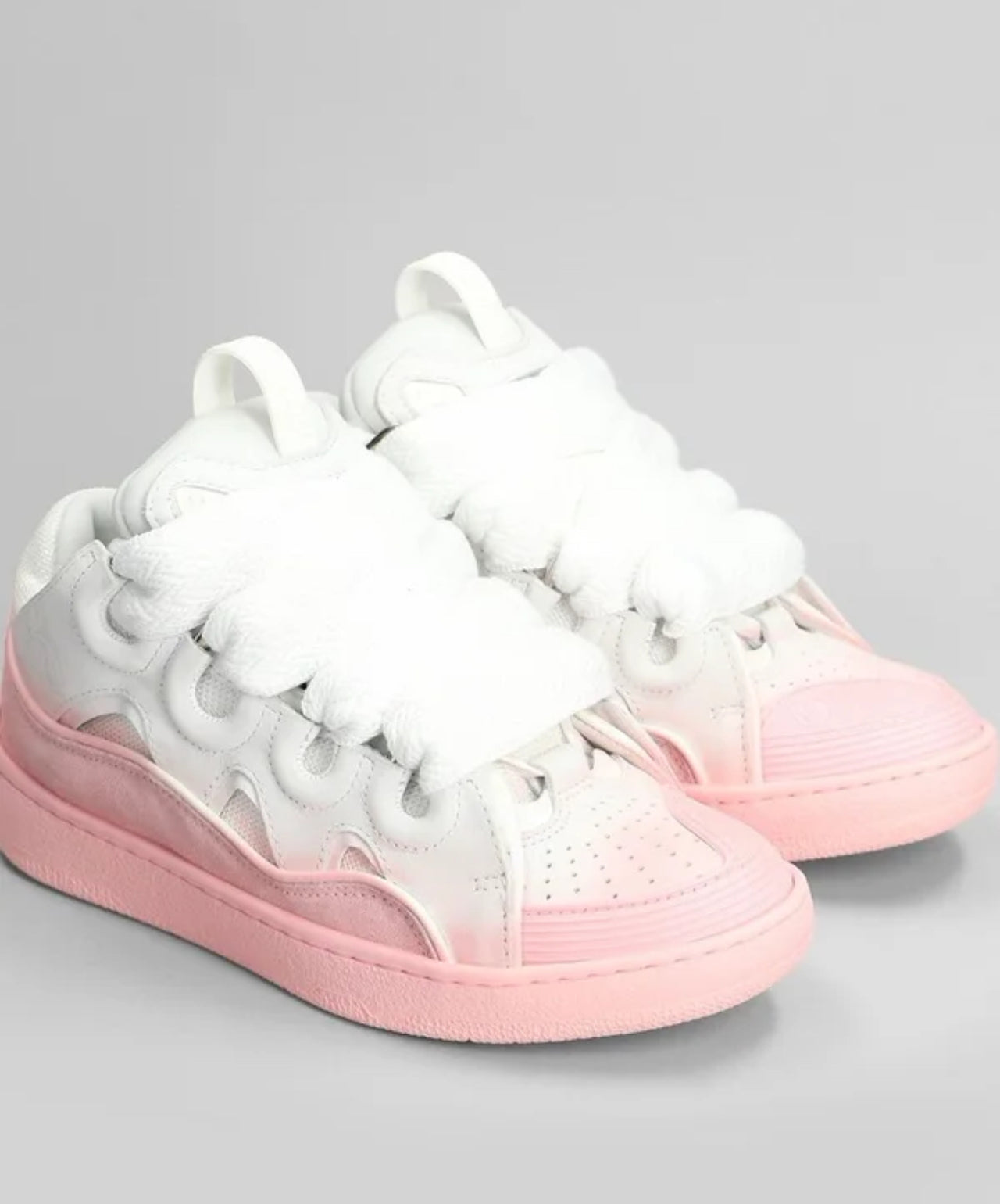 Curb sneakers white pink